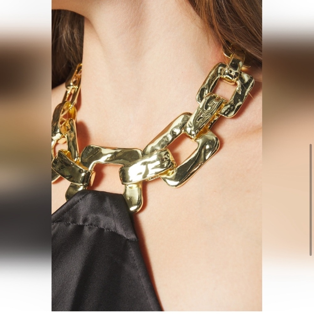 STAUD Francoise Halter Neck Chain Necklace Gown Maxi Dress Black New With Tags! - Picture 7 of 16